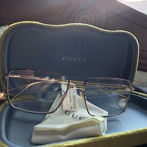Gucci Gold Frame Glasses